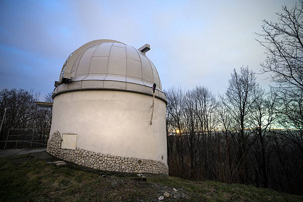 istock Building with the dome in an astronomical observatory. 467612080