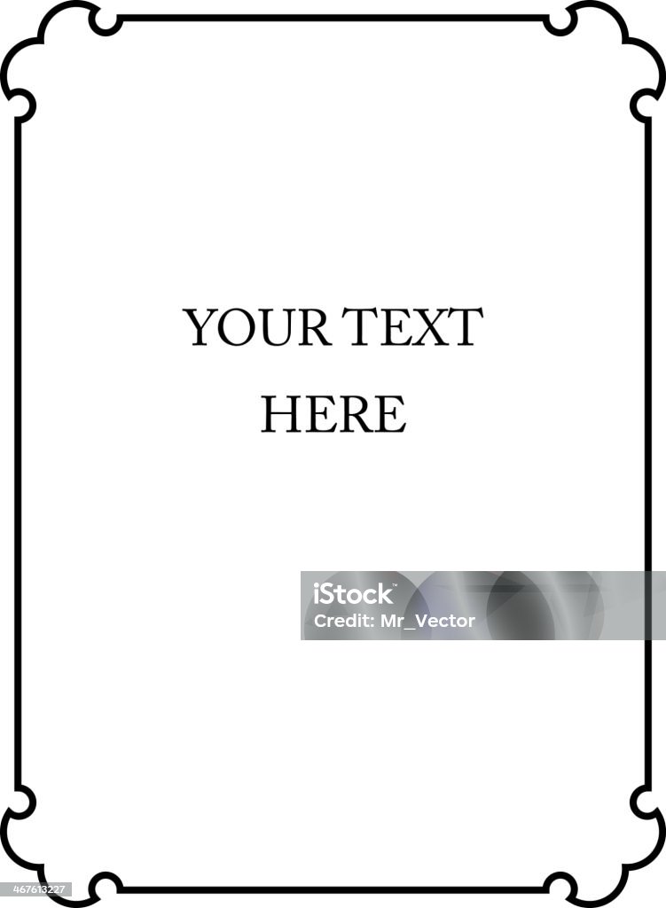 Vector Line Frame Stock Illustration - Download Image Now - Art Deco ...