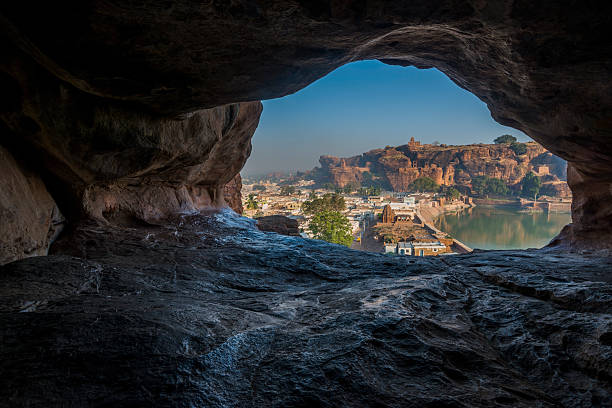 istock Badami Town and Hill view, Badami, Karnataka, India 467613265