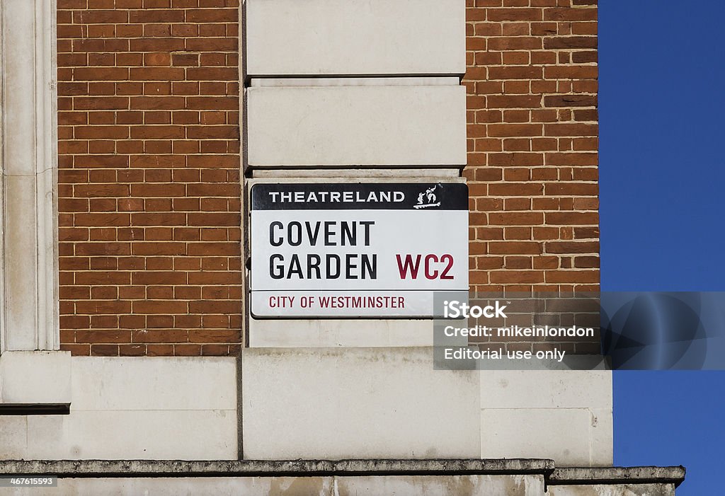 Covent Garden de Londres señal - Foto de stock de Adulación libre de derechos