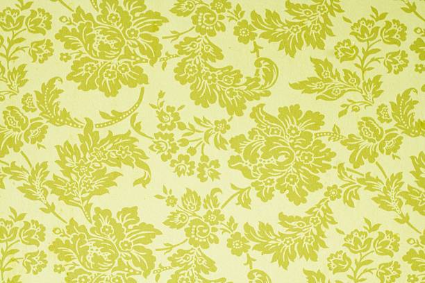 istock Old paper, vintage template with flower ornament 467615748