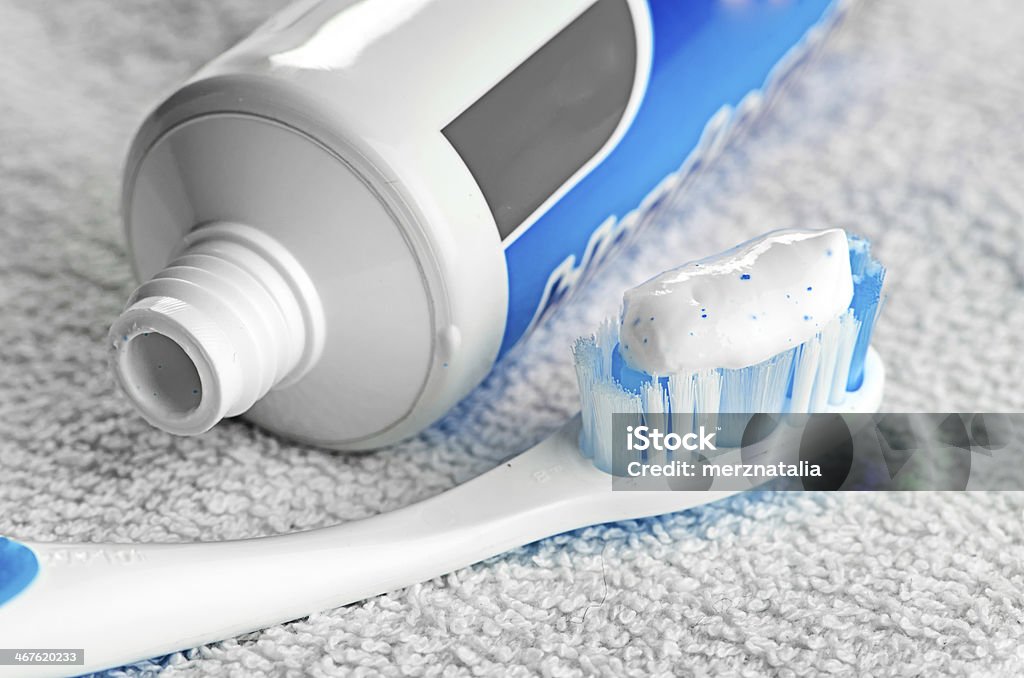 Toothpaste Toothbrush Stock Photo