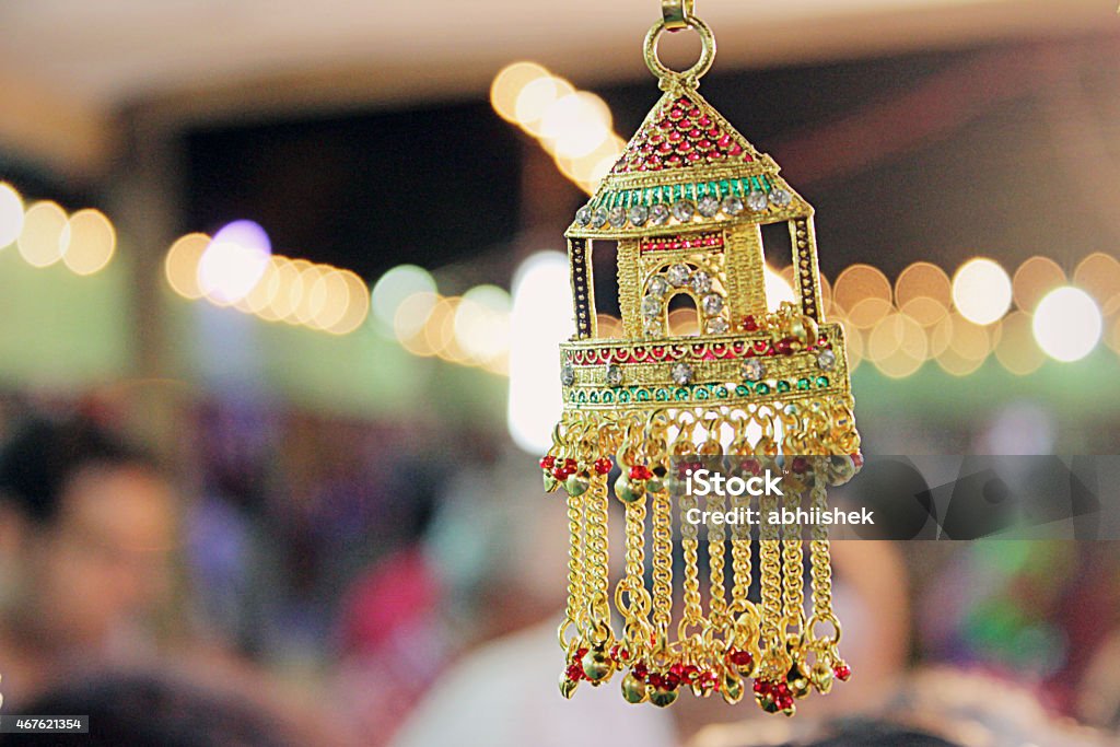Traditional Earing Traditional Earing Hanging at Exibition. 2015 Stock Photo