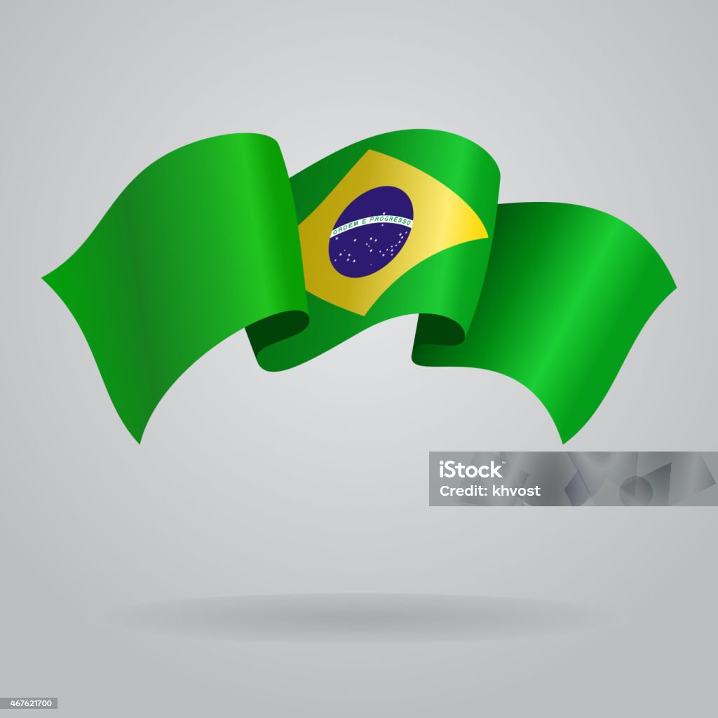 Brazilian waving Flag. Vector illustration Brazilian waving Flag. Vector illustration Eps 8. Brazilian Flag stock vector