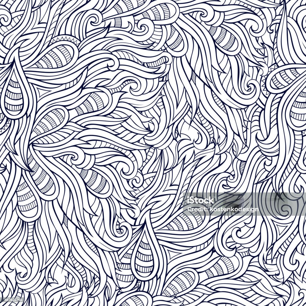 Vector seamless abstract nature pattern Vector seamless abstract nature pattern. Endless background. 2015 stock vector