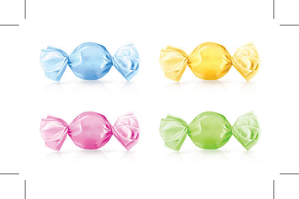 Candy set, vector illustration Candy set, eps10 vector illustration contains transparency and blending effects. candy stock illustrations