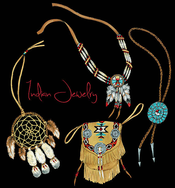 240+ Native American Turquoise Stock Illustrations, Royalty-Free