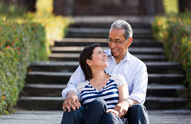 istock Loving mature couple 467634096