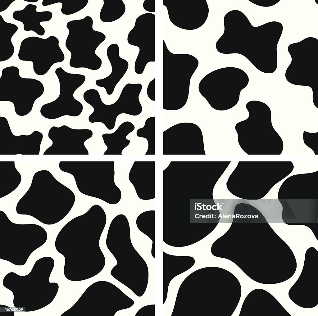 Fond sans couture de vache - clipart vectoriel de Abstrait libre de droits