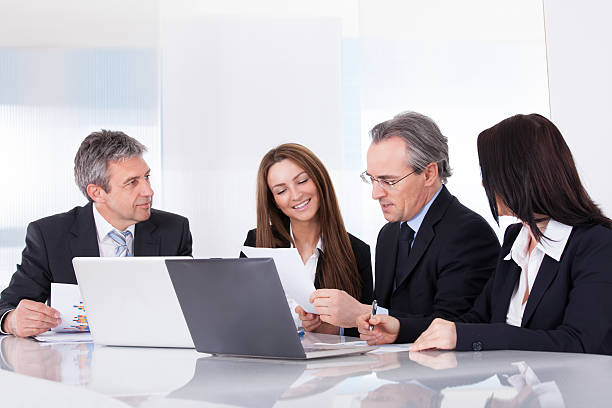 istock Portrait Of Businesspeople Working 467638253