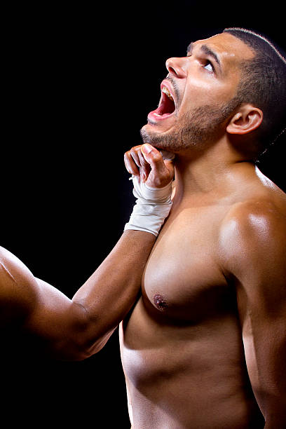 istock Boxer or MMA Fighter Getting Hit in the Face 467638830