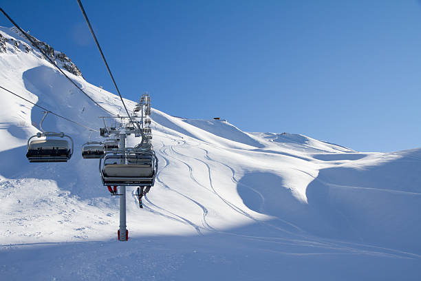 istock Chairlift on a ski resort 467638883