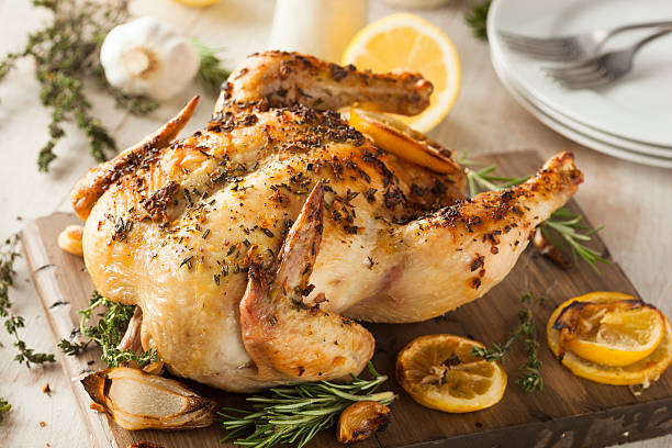 istock Lemon pepper chicken curing as it sits to be served 467639180