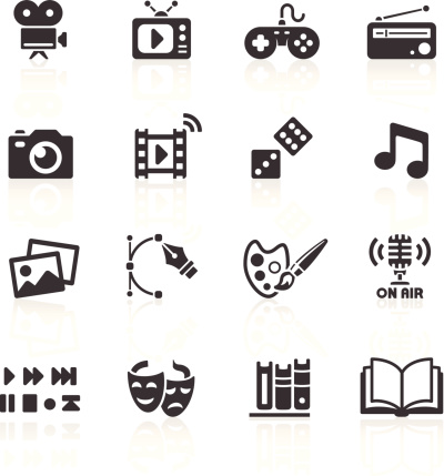 Media & Web Icons. Layered & grouped for ease of use. Download includes EPS 8, EPS 10 and high resolution JPEG & PNG files.