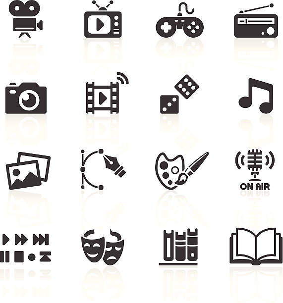 Media Web Icons Media & Web Icons. Layered & grouped for ease of use. Download includes EPS 8, EPS 10 and high resolution JPEG & PNG files. gamepad photos stock illustrations