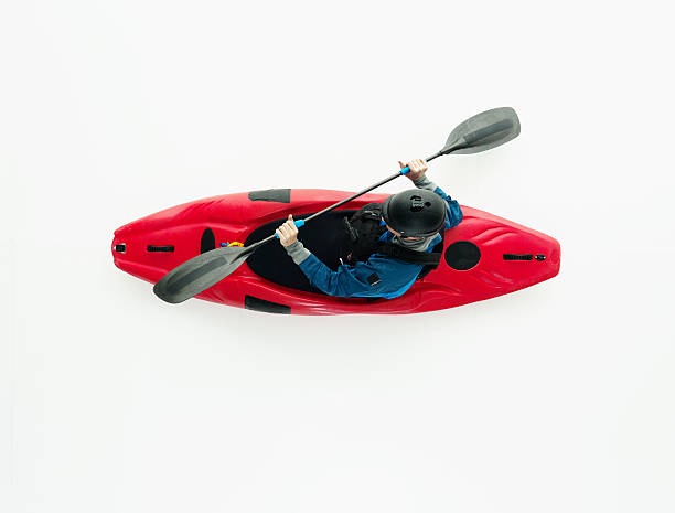 istock Top view of kayaker in action 467639843