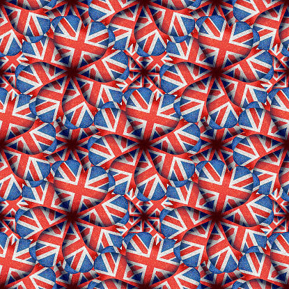 England Pattern Background England Flag Heart Shaped Pattern Stock Illustration - Download Image ...