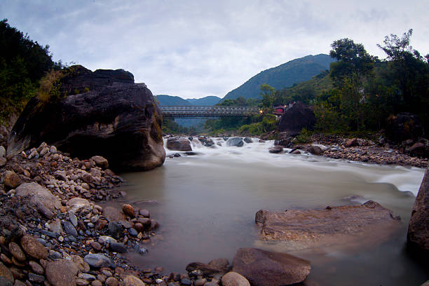 istock New bridge across Madi Khola 467640338