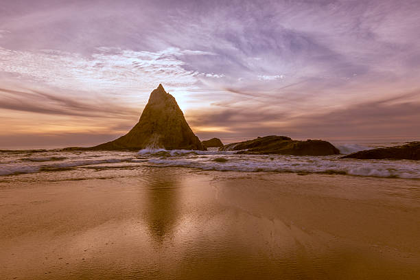 istock Martins beach near half moon bay at sunset 467640414