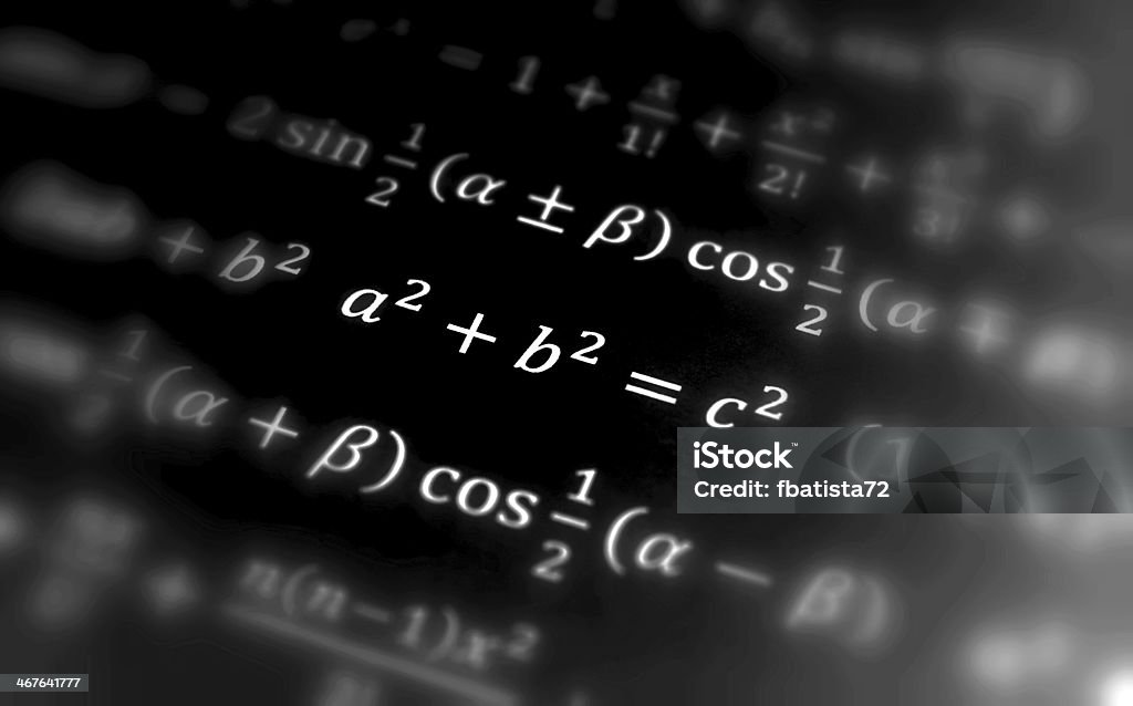 Пифагор уравнение - Стоковые фото Пифагор роялти-фри