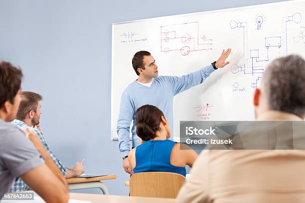 Job Training Stock Photo - Download Image Now - Education Training Class, Electricity, Seminar