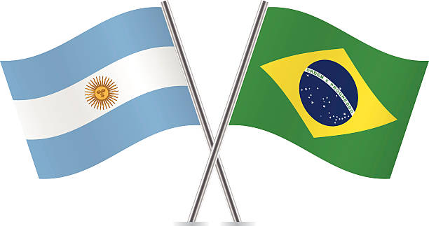 Cờ Argentina Và Brazil Vectơ Hình minh họa Sẵn có - Tải xuống Hình ảnh Ngay  bây giờ - Brazil, Quốc kỳ argentina, Argentina - iStock