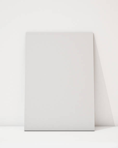 istock blank poster on the white wall and the floor 467644144