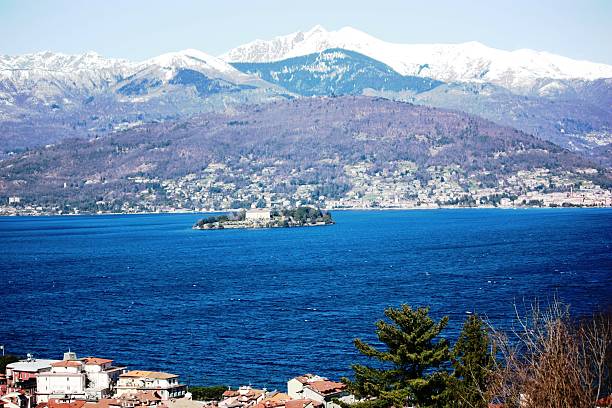 istock Panoramic views over Isola Madre Lago Maggiore from Stresa Italy 467647102