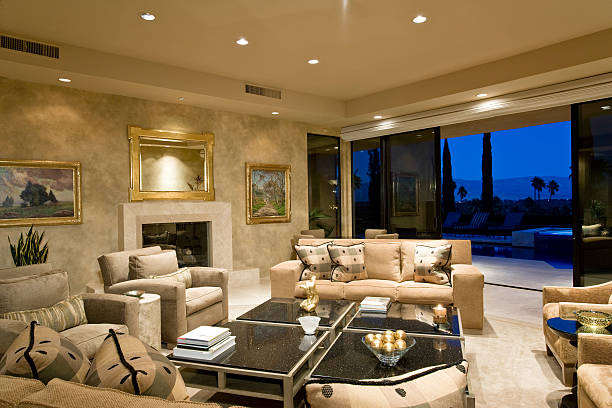 istock Spacious Living Room In House 467648036
