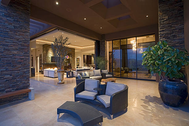 istock Spacious Living Room In House 467648052