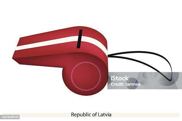 Sifflet De La République De Lettonie Vecteurs libres de droits et plus d'images vectorielles de Anniversaire d'un évènement - Anniversaire d'un évènement, Arbitre - Officiel sportif, Autorité