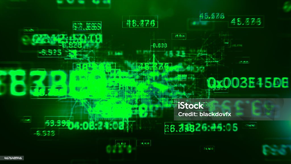 Digital Data Code Example Data Code Digital Technology Stock Photo - Download Image Now - 2015 ...