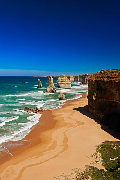 апостол портрет - landscape twelve apostles sea rocks sea rock стоковые фото и изображения