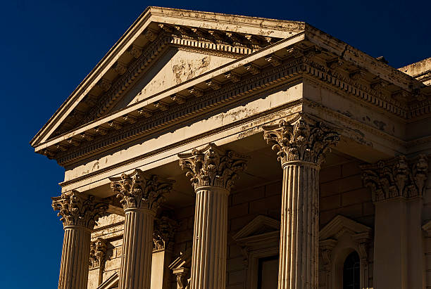 istock Old Building with Corinthian Pillars 467649366