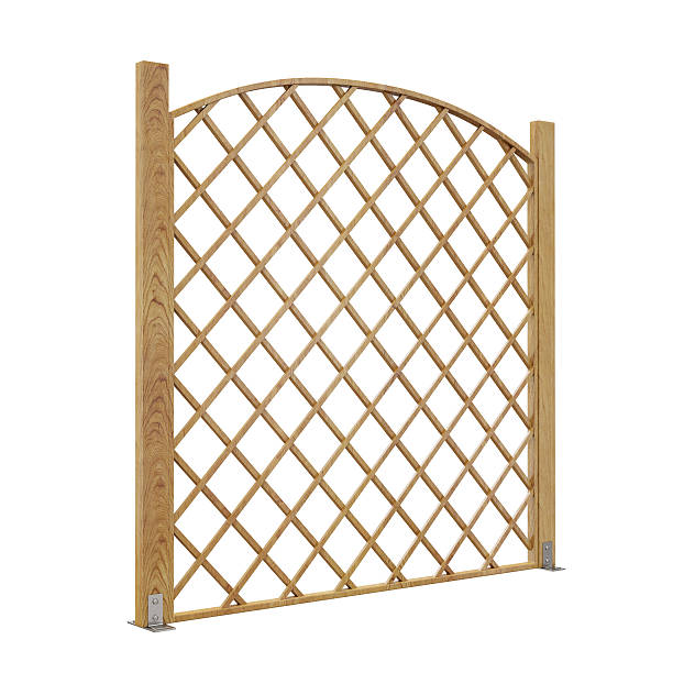istock wooden fence isolated on white background 467649608