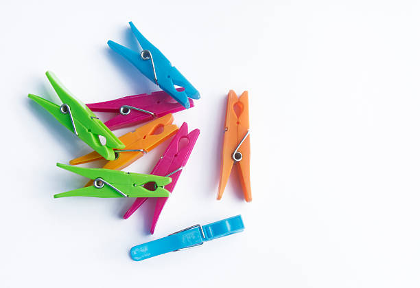 istock Group of colorful pegs 467652332