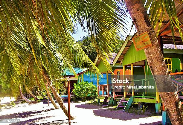 Bungalow On A Beach In Tioman Island Stock Photo - Download Image Now - Tioman Island, Caribbean, Caribbean Culture