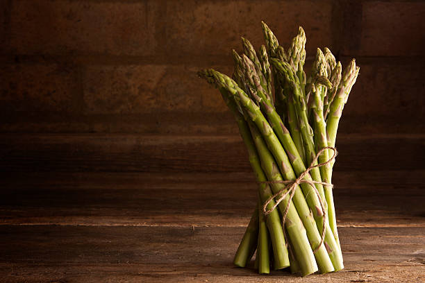 Asparagus on Wood