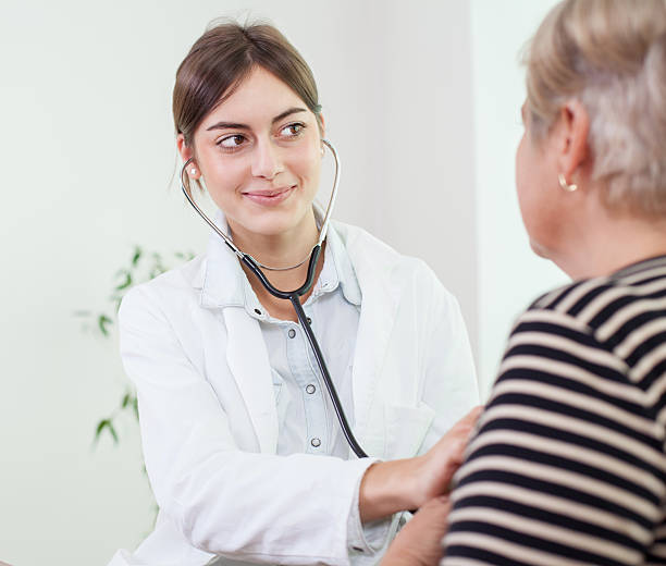 istock Young female doctor at work 467658447