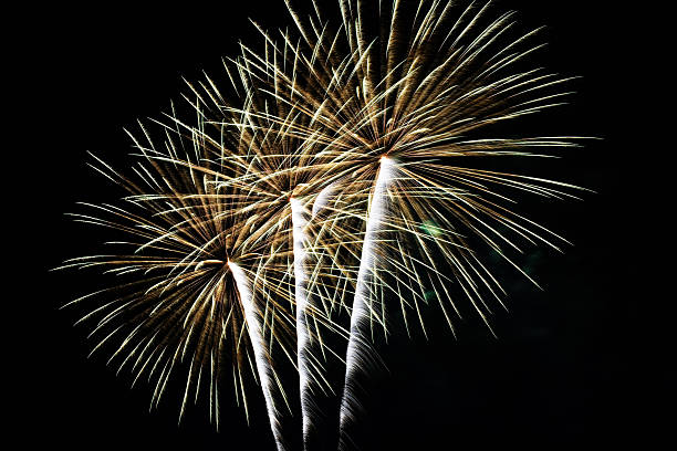 istock abstract Colorful fireworks with various colors on dark night backgrounds 467659376