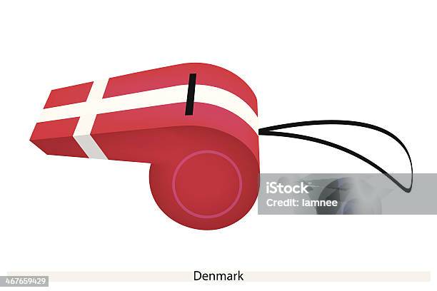 Gwizdek Królestwa Danii - Stockowe grafiki wektorowe i więcej obrazów Autorytet - Autorytet, Dmuchać, Europa - Lokalizacja geograficzna