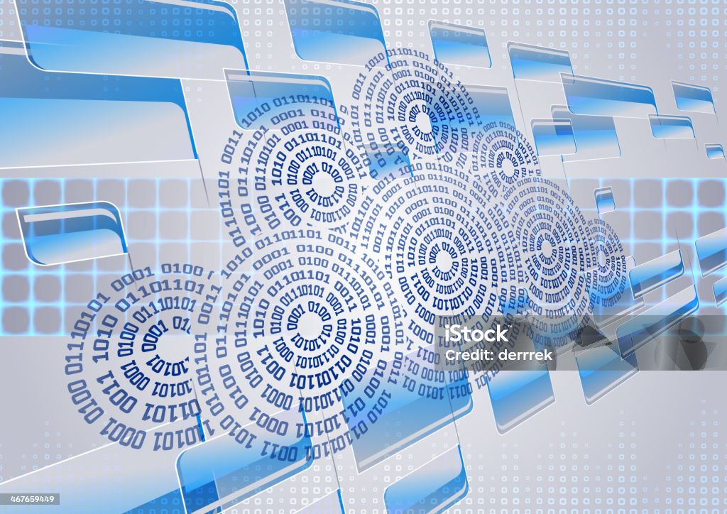 Информационные технологии облачных вычислений - Векторная графика Абстрактный роялти-фри