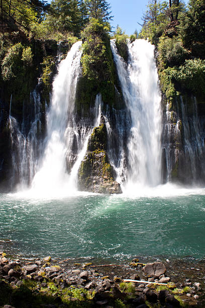 McArthur Burney Falls McArthur Burney Falls in Northern California burney falls stock pictures, royalty-free photos & images