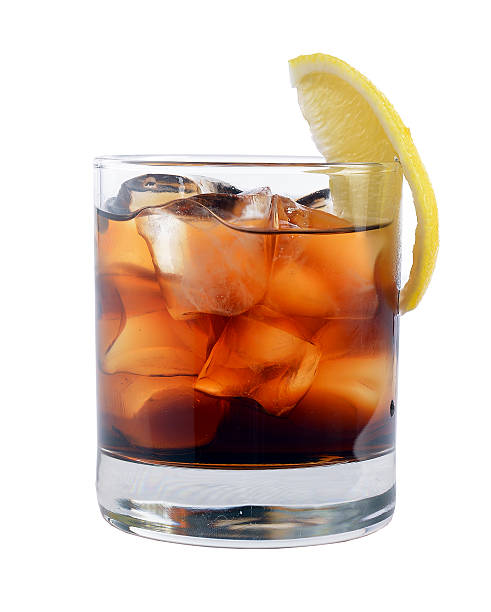 istock cocktail with ice cola whiskey 467663334