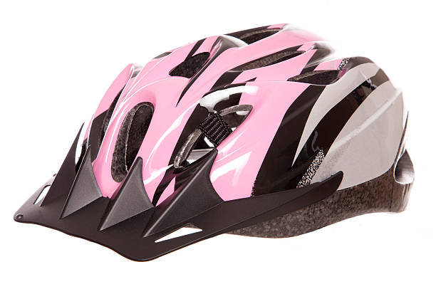 istock pink womens cycling helmet 467663670