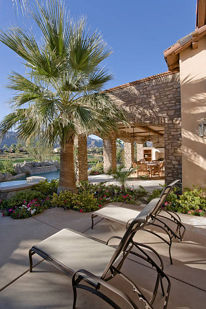 istock Patio In Modern House 467667236