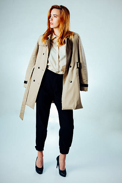 istock Professional fashion model posing in latest collection 467668998