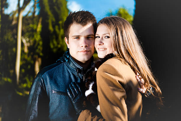 istock Happy couple in the park 467671350