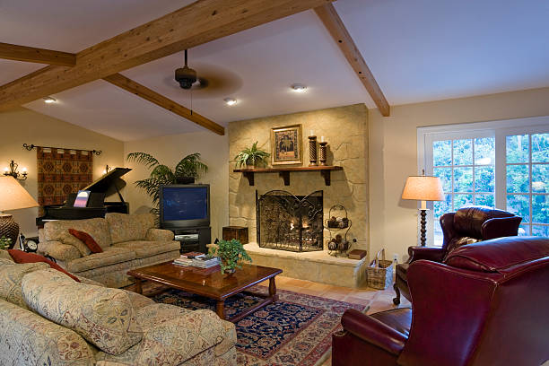 istock Luxury Living Room In House 467672178