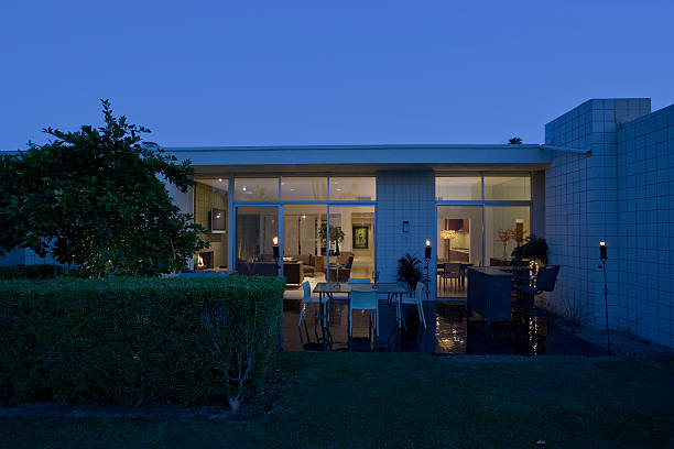 istock Exterior Of Modern House At Dusk 467672386